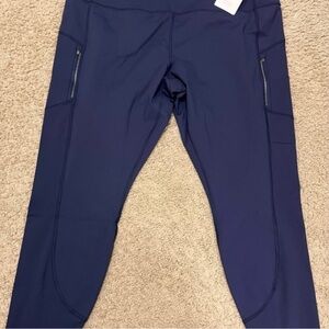 Athleta Navy Leggings- Rainer